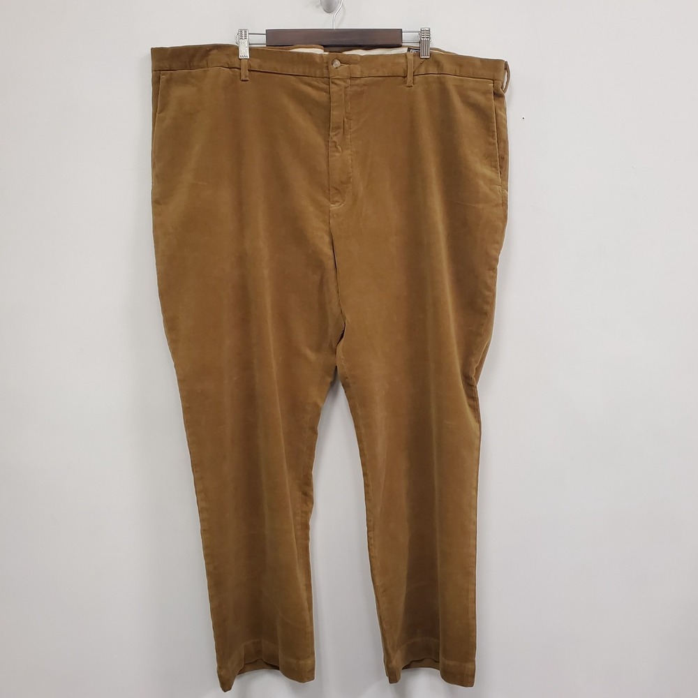 Polo Ralph Lauren Mens Classic Fit Corduroy Straight Leg Pants Size 48B Brown